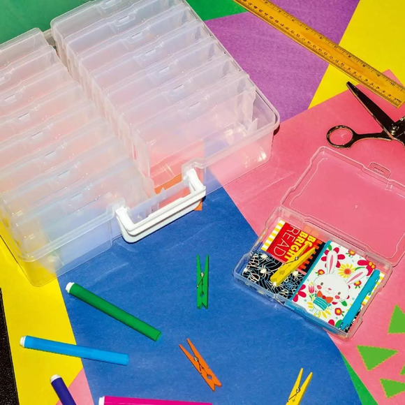 novelinks Other - Novelinks Transparent 4" X 6" Photo Cases and Clear Craft Keeper with Handle - 1